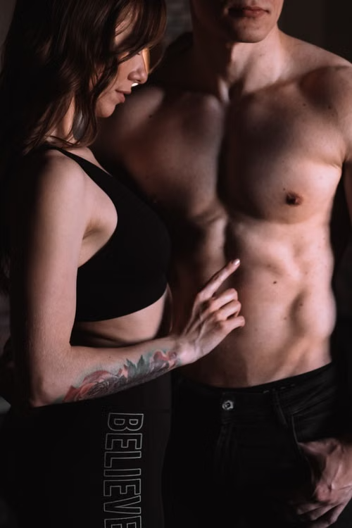 Confident couple